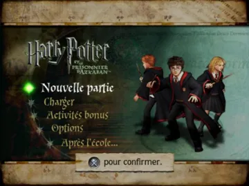 Harry Potter to Azkaban no Shuujin (Japan) screen shot title